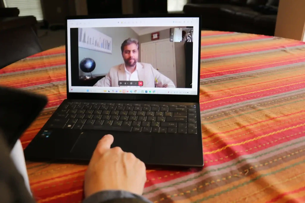 DR. Imran Akram doing Online ADHD evelaution through telepsychiatry and secure video meetings