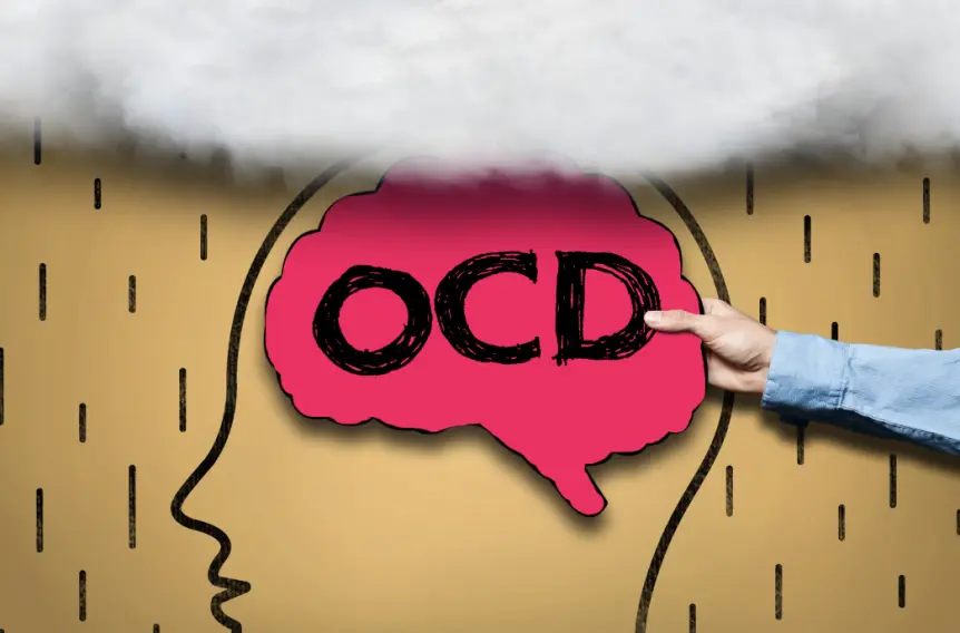 Person experiencing repetitive thoughts linked to obsessive-compulsive disorder