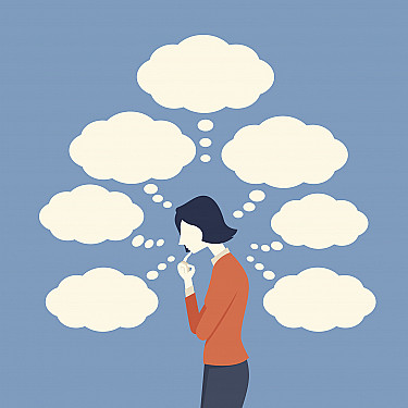 Person experiencing symptoms of generalized anxiety disorder and getting treatment from board certified psychiatrist Dr. Imran Akram in Virginia