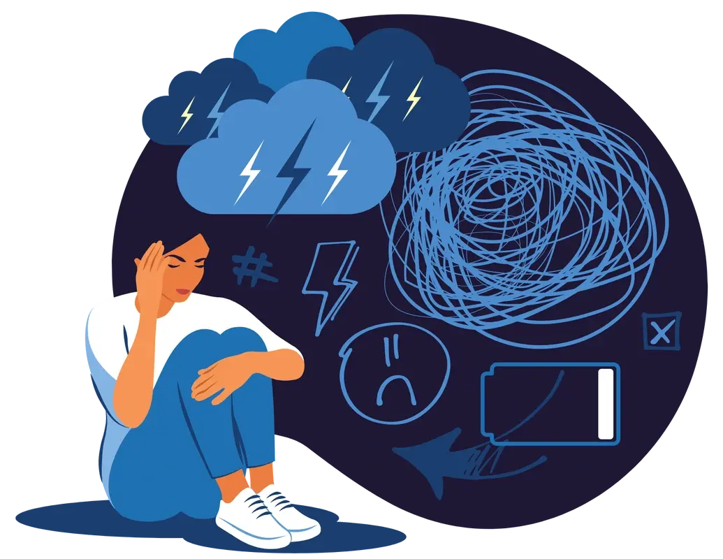 anxiety triggered by open or crowded spaces